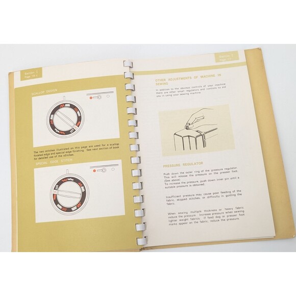 Sears Roebuck & Co. Model 1410 Zig Zag Sewing Machine Instructions and Parts - Picture 6 of 11